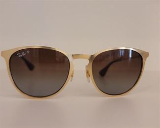 Ladies Ray Ban Erika Sunglasses in Gold 