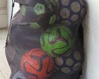 Sports Bag full of Soccer Balls 