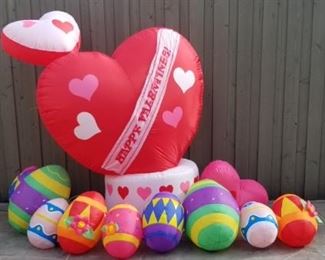 Easter and Valentines Inflatables