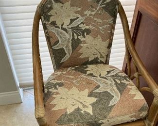 One of pair McGuire chair, MCM.  $200 EACH.