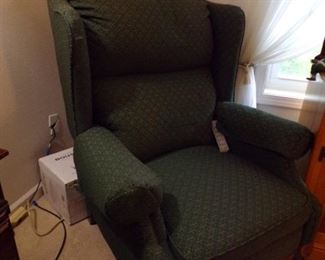 wing back recliner