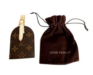 LOUIS VUITTON Monogram Luggage Tag, Never used