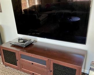 Media cabinet by standout designs  (TV is not for sale)