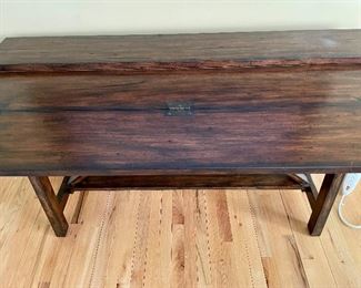 Flip top console table