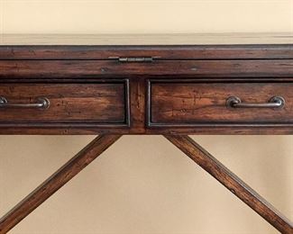 Flip top console table