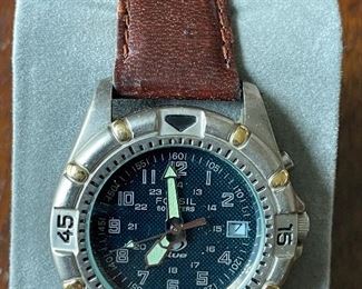 Fossil blue watch