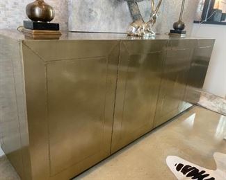 World's Away Horchow Credenza $1200 https://www.horchow.com/Aged-Brass-Covered-Sophie-Console/cprod128870041_cat000010__/p.prod?icid=&searchType=EndecaDrivenCat&rte=%252Fcategory.service%253FitemId%253Dcat000010%2526pageSize%253D120%2526No%253D0%2526Ns%253DPCS_SORT%2526refinements%253D724&eItemId=cprod128870041&cmCat=product