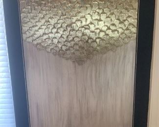 Gold Abstract Art $200, originally $650, no longer sold online.