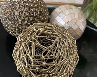 Decorative Spheres $15