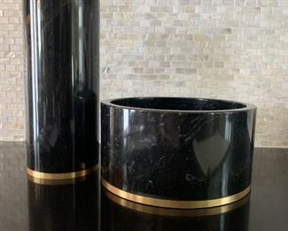Restoration Hardware Marble Containers
