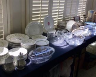 Sets of nice dishes 