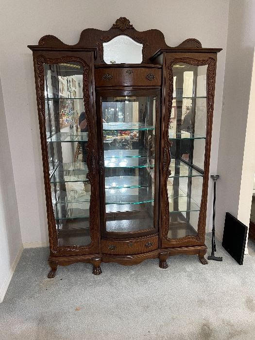 ANTIQUE CURIO CABINET