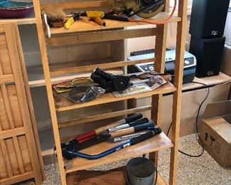 Tools and bookcase
