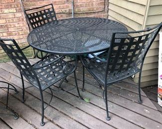Patio set (4th chair not photographed)