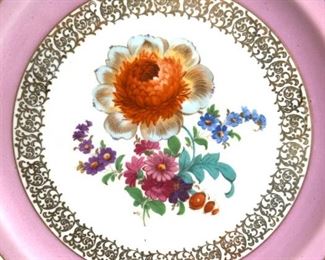 BAVARIA Floral Detailed Decorative Plate
