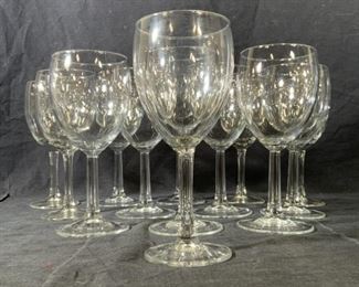 Set 13 Wine Glasses
