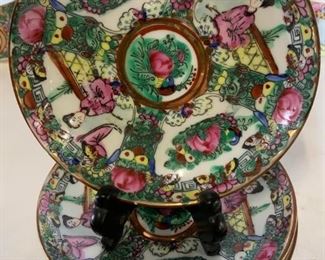 Chinese Hand Painted Porcelain Demitasse Set 11
