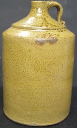 1102 - Stackard (2) Gallon Alkaline Wood Ash Glaze Whiskey Jug  - Attributed to Potters Altoona, AL