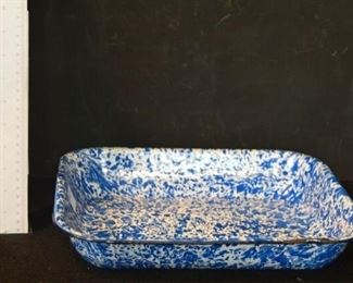 4051 - Blue and White Graniteware