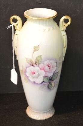 4435 - Hand Painted Nippon Vase
