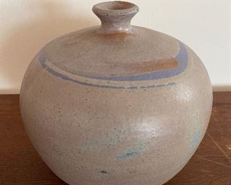 Art pottery vase  signed