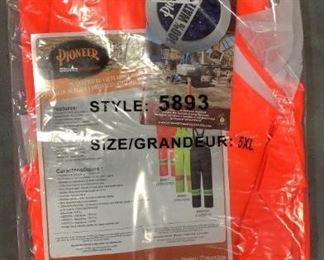 Located in: Carson City, NV
Condition "New in Box"
MFG Pioneer
Pairs of 5XL High Visibility Bibs
**Sold as is Where is**