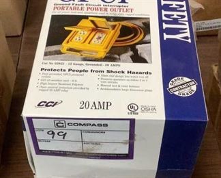 Located in: Carson City, NV
Condition "New in Box"
MFG CCI
Portable Power Outlets
20 amps
**Sold as is Where is**