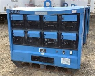 Located in: Carson City, NV
MFG Miller
Model Mark VIII-2
8 Pack Welding Unit
Size (WDH) 72"W x 40"D x 64"H
230/460/575 Volts
170/85/68 Amps
48.6 Kw
3 Phase
60 Hz
**Sold as is Where is**
Working Condition Unknown