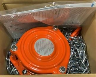Located in: Carson City, NV
Condition "New in Box"
MFG Elephant Chain Block Co.
1 Ton Chain Hoists
1 Ton
10'
**Sold as is Where is**