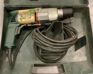 Located in: Carson City, NV
MFG Metabo
Power (V-A-W-P) 120 Volts
Drill
**Sold as is Where is**
Tested Works