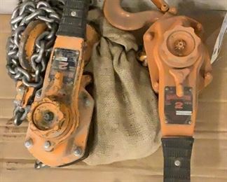 Located in: Carson City, NV
MFG Harrington
2 Ton Lever Hoists
**Sold as is Where is**
