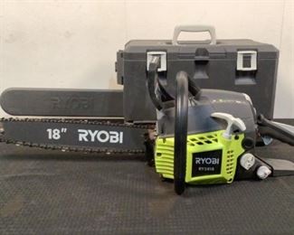 Located in: Chattanooga, TN
Condition "Return"
MFG Ryobi
Model RY3818
Ser# EU20306N020274
Power (V-A-W-P) 38cc
18" Gas Chainsaw
**Sold As Is Where Is**

SKU: N-3-A
Tested-Works