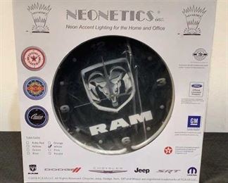 Located in: Chattanooga, TN
MFG Neontics
Ram Clock
**Sold as is Where is**

SKU: J-6-C
Tested-Works