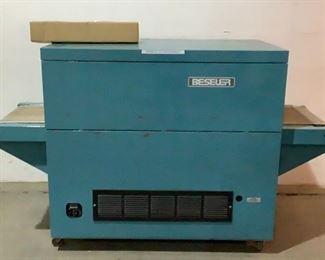 Located in: Chattanooga, TN
MFG Beseler
Model TD-20-12-3PH
Ser# 00499348
Power (V-A-W-P) 220V - 60Hz - 40A - 3P
Heat Tunnel
Size (WDH) 82"W x 31"D x 47-1/2"H
*Per Consignor- Working When Removed From Service*
**Sold as is Where is**