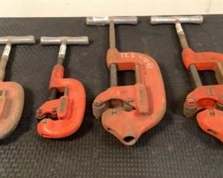 Located in: Chattanooga, TN
MFG Ridgid
Pipe Cutters
(2) 1/8" - 2"
(2) 2"- 4"

**Sold as is Where is**

SKU: H-1-A