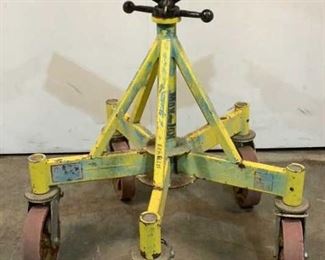Located in: Chattanooga, TN
MFG Max - Jax
Rolling Pipe Roller Stand
V - 21 1/4"W
Load Capacity - 2500 lb
Adjustable Height
*Sold As Is Where Is*