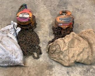 Located in: Chattanooga, TN **Sold As-Is Where Is**
2 Ton Chain Hoist
MFR's - Harrington, Ingersoll-Rand

**Sold as is Where is**

SKU: M-FLOOR