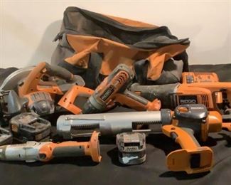 Located in: Chattanooga, TN
MFG Rigid
Power Tools And Bag
Rigid Saw
Rigid 1/4" Hex Coupler Screwdriver
Rigid Automatic Caulk Gun
Rigid Drill
Rigid Jigsaw
Rigid Flashlight
Rigid Battery Charger
(1) 9.6 V Battery
Tested-Works
(2) 18V Batteries
Tested-Will Not Charge
**Sold As Is Where Is**
Tested-Works
