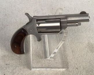 Serial - E158324
Mfg - North American Arms, Inc
Model - NA-22M Revolver
Caliber - 22 Magnum
Barrel - 1 5/8"
Capacity - 5
Type - Revolver, Single Action
Located in Chattanooga, TN
Condition - 3 - Light Wear
This lot contains a North American Arms NA-22M single action revolver chambered in 22 Magnum. This revolver is perfect for those who seek a carry pistol with maximum concealment, featuring a stainless finish and wooden grips.

**Dayton PD search and seizure firearm**