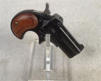 Serial - 536168
Mfg - Davis Industries
Model - DM-22 Derringer
Caliber - 22 Magnum
Barrel - 2.25"
Capacity - 2
Type - Pistol
Located in Chattanooga, TN
Condition - 4 - Aged, Heavy Wear
This lot contains a Davis Industries DM-22 chambered in 22 Magnum. This derringer has a little exterior wear, but appears to be in working shape. This is the perfect carry pistol for those in need of maximum concealment.

**Dayton PD search and seizure firearm**