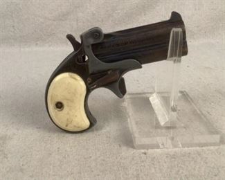 Serial - L90590
Mfg - Excam Model
Model - TA38 Derringer
Caliber - 38 Special
Barrel - 3"
Capacity - 2
Type - Pistol
Located in Chattanooga, TN
Condition - 5 - Poor, May Need Repair
This lot contains a Excam Model TA38 Derringer chambered in 38 Special. This derringer is in relatively rough shape, but appears to be in working order. This derringer is missing a pin near the hammer, which is possibly the safety. This revolver has light surface rust and would make a very concealable carry piece.

**Dayton PD search and seizure firearm**