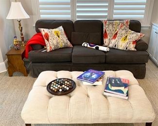 Baker sofa w/pillows shown here is SOLD