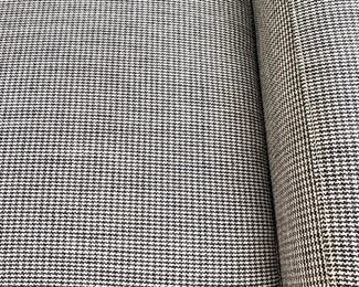 Houndstooth swivel chair measures 30" x 30" x 35"