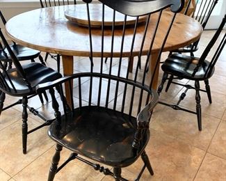 Pair of fan-back Windsor chairs available.