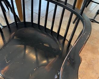 Pair of fan-back Windsor chairs available.