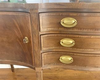 Vintage Henredon sideboard measures 72" x 23.5" x 37.5"