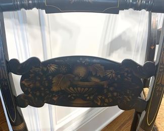 Antique hand painted Hitchcock chairs