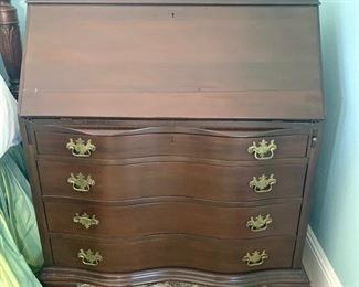 Vintage secretary measures 35" x 19" x 42"
