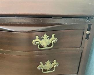 Vintage secretary measures 35" x 19" x 42"