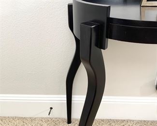 Contemporary console table measures 48.5" x 18" x 31"